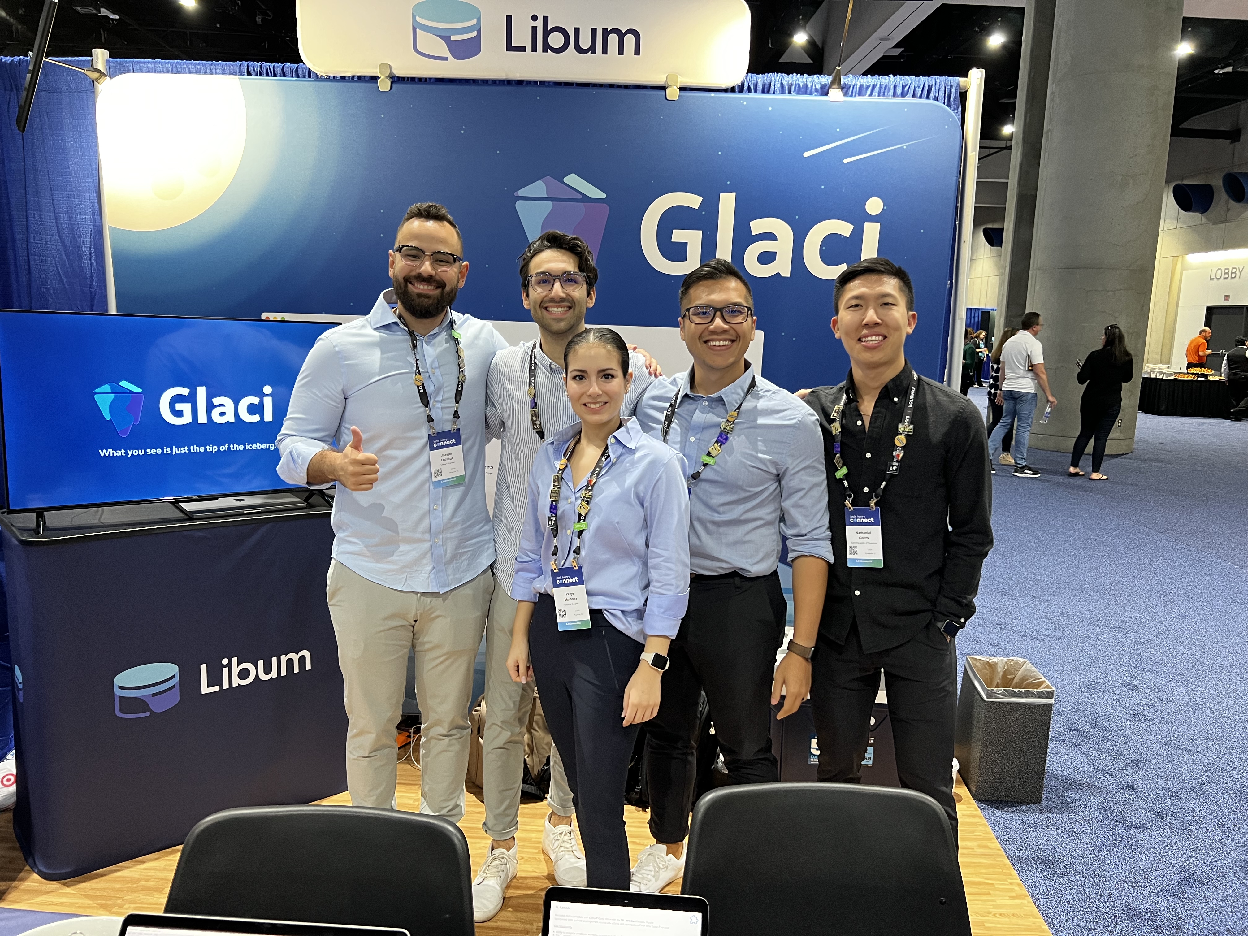 Libum team members at Jack Henry Connect in 2022
