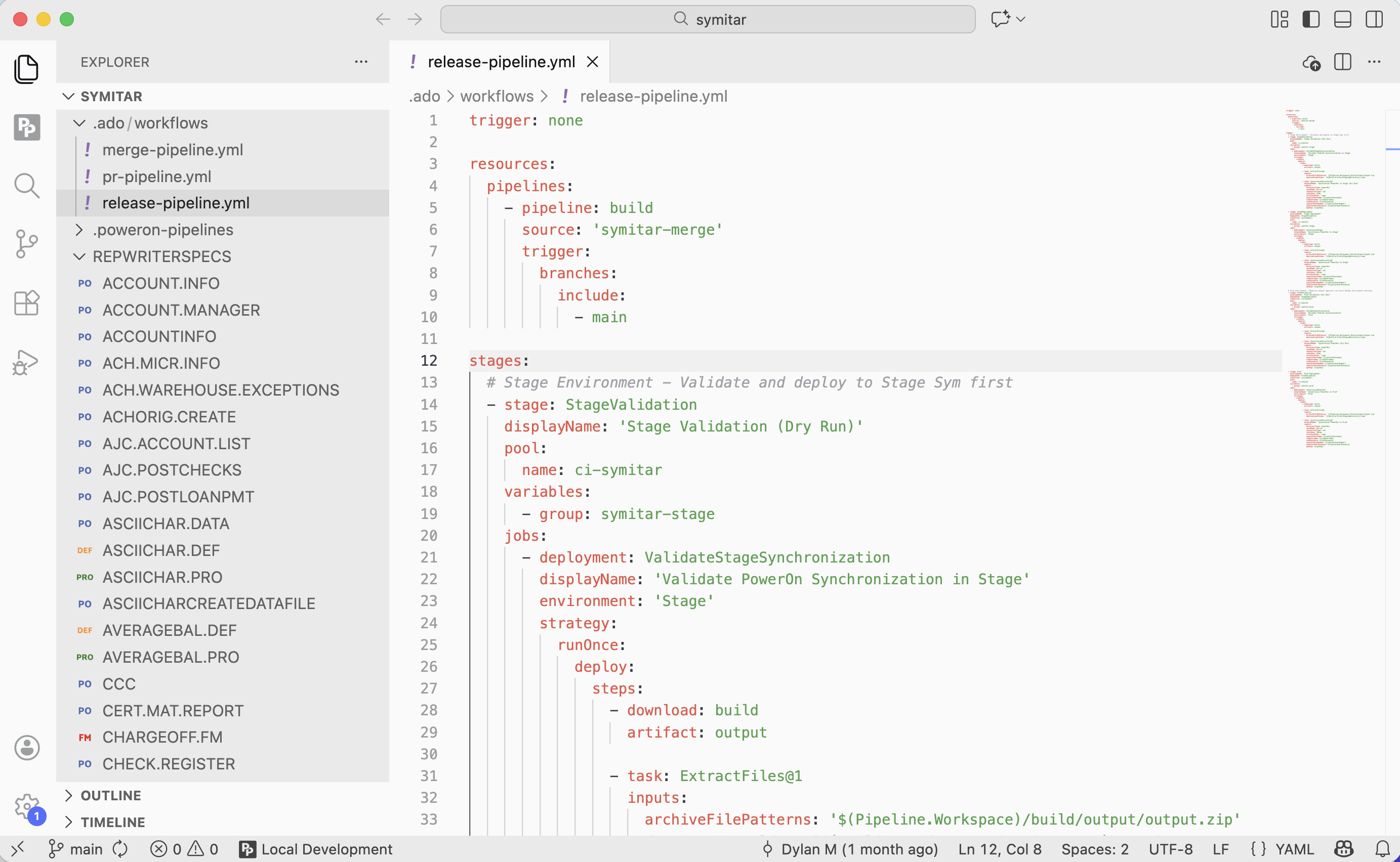 PowerOn Pipelines in Azure DevOps